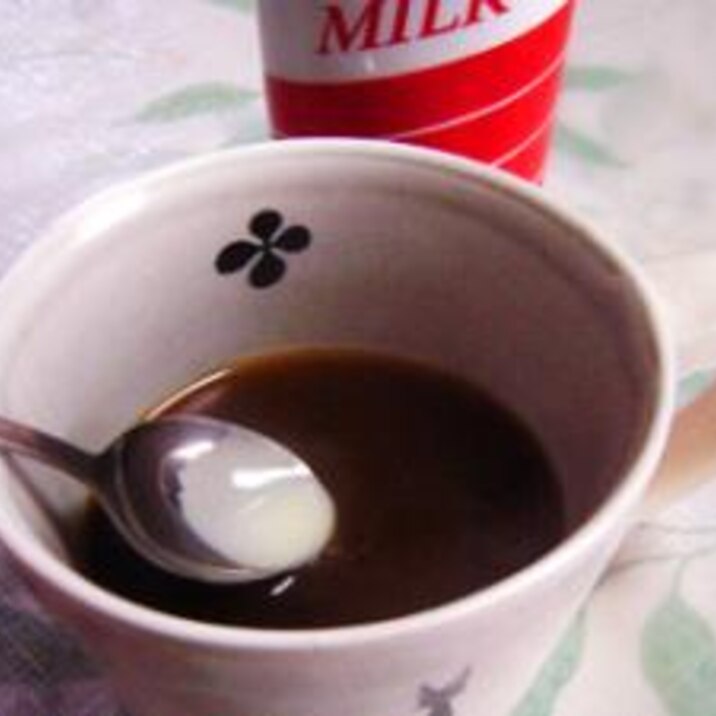 甘くて美味しい、コンデンスミルク　コーヒー